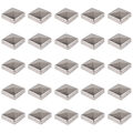 25x Pfostenkappe Edelstahl 101 mm Pyramide Abdeckkappe für Pfosten 10 x 10 cm