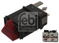 FEBI BILSTEIN Warnblinkschalter febi Plus 44393 für VW LUPO TRANSPORTER POLO T4