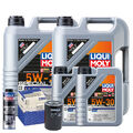 Motoröl 5W30 LIQUI MOLY Leichtlauf Special Tec Ll 12L+MAHLE Ölfilter +Spülung