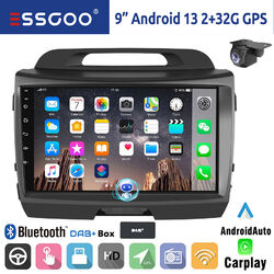 32GB Android 13 Autoradio DAB+ Carplay GPS Navi KAM Für KIA Sportage 3 2010-2016