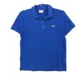 Lacoste Herren Slim Fit Blau Polohemd T-Shirt GRÖSSE S - 3