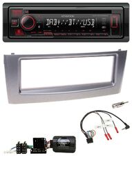 Kenwood Lenkrad CD USB Bluetooth DAB Autoradio für Fiat Grande Punto 2006-2010 g