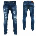 Herren Jeanshosen Stretch Hose Jeans  Slim fit  SUPER SKINNY Jeans Blau H 1000