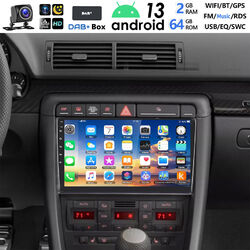 Für Audi A4 8E 8H B6 B7 2000-2009 DAB+ Android 13 Autoradio GPS WIFI Carplay 64G