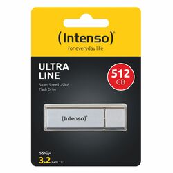 Intenso Ultra Line USB Stick 3.2 Silber Flash Drive 16GB 32GB 64GB 128GB 256GB