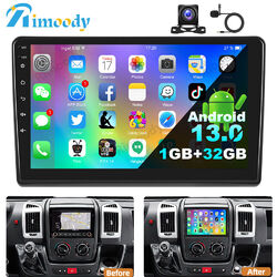 32GB Android 13 Autoradio Für Fiat Ducato Peugeot Boxer Citroen Jumper Navi +Kam