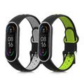 2x Sportarmband für Xiaomi Mi Smart Band 6 Mi Band 6 Band 5 Fitnesstracker