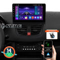 DAB+ 2+64G Android 14 Autoradio Für Peugeot 207 2006-2015 Apple Carplay GPS Navi