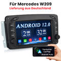 Android 12 Für Mercedes Benz CLK W209 W203 W463 W168 Autoradio GPS Navi RDS 32G