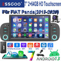 7"Android 13 2+64GB Carplay Autoradio GPS SAT Navi DAB+ For Fiat Panda 2013-2020