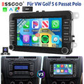 32G Carplay Android13 DAB+ Autoradio Für VW GOLF 5 6 Passat Tiguan KAM GPS Navi