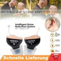 2023 Mini Digital Hörgeräte Hörhilfe Hörverstärker In Ear Invisible Senior NEU