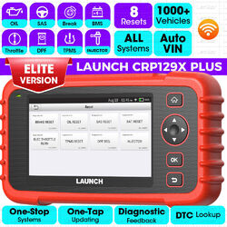 2024 Launch CRP129X Plus KFZ OBD2 Diagnosegerät Auto Scanner ALLE SYSTEME TPMS