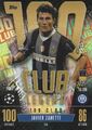 Match Attax Champions League 2023 2024 Extra 335	100 Club Legend	  Zanetti