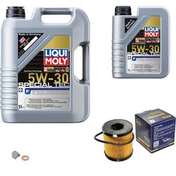 SCT Ölfilter 6L Liqui Moly Liter Special Tec F 5W-30 für Ford Kuga I 2.0 TDCi