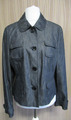 180 27 ST. EMILE Blazer Jacke Gr. 42 schwarz weiß meliert Damenblazer Kurzblazer