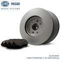 HELLA PAGID Bremsscheiben Set + Beläge für VW POLO 4 9A4 9A2 9N2 9A6 SKODA FABIA