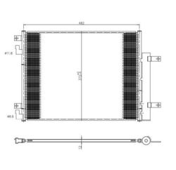 Kondensator, Klimaanlage EASY FIT NRF 350506 für Opel Karl