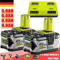 2X 6,0AH 12,0AH Für Ryobi Akku 18V Lithium One Plus RB18L50 P108 P107 RB18L40 DE