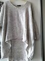 Made In Italy Strickpullover Grau/Pink 38 40 42