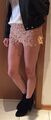 Spitzenshorts Shorts Spitze Rosa Altrosa Zara Gr. S / 36