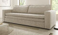 Schlafsofa in beige Cord Sofa 3-Sitzer mit Bettfunktion 3er-Sofa 244 cm Pesaro