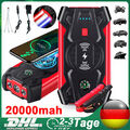 20000mah Auto KFZ Starthilfe Jump Starter 12V Ladegerät Booster Powerbank SOS DE