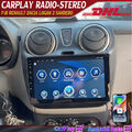 9" Android 12 Autoradio GPS NAVIGATION WIFI FM Für Renault Dacia Logan 2 Sandero