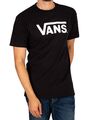 Vans Herren Klassisches T-Shirt, Schwarz