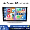 2+64GB Android 13 Autoradio GPS Navi CarPlay BT Für VW Magotan Passat CC B6 B7