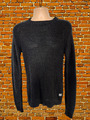 HERREN JACK & JONES GRÖSSE SMALL S SCHWARZ RUNDHALSAUSSCHNITT GESTRICKTER FREIZEITPULLOVER