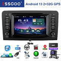 DAB+ 2+32G Autoradio Android 13 Carplay GPS KAM Für Mercedes Benz M/ML/GL Klasse