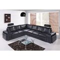 Ecksofa Wohnlandschaft Polster Eck Sofa Couch Sitz Garnitur Modern Leder L-Form