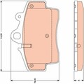 TRW GDB1756 Bremsbelagsatz für PORSCHE BOXSTER CAYMAN 987 Bremse Bremsbeläge