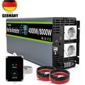 12V 24V 230V 4000W 8000W Reiner Sinus-Wechselrichter Inverter Spannungswandler