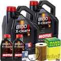 MANN FILTER ÖLFILTER+MOTUL X-CLEAN+5W30  passend für MERCEDES W211 W164 X164 CDI