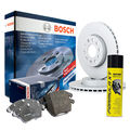 BOSCH Bremsensatz Opel Antara Ø303mm HINTEN bel, Bremsenreiniger