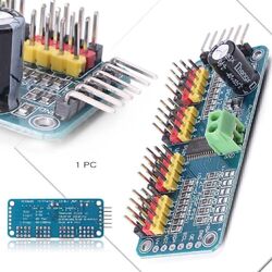 PCA9685 16 Kanal 12-Bit PWM Servomotor Treiber I2C Modul   Roboter Neu