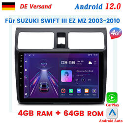 Für SUZUKI SWIFT III EZ MZ 2003-2010 Carplay Autoradio GPS NAVI WIFI DAB+ 4+64GB