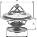 Gates TH11680G1 Thermostat Kühlmittel für BMW MERCEDES BENZ AUDI PORSCHE OPEL