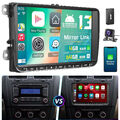 DAB Android Autoradio 4+64G GPS Kam Für VW Polo GOLF 5 6 Passat Touran Sharan T5