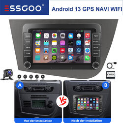 Autoradio Für Seat Leon 1P1 2005-11 Android13 2+32G Carplay GPS Navi WIFI Kamera