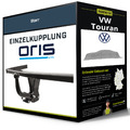 Starre Anhängerkupplung für VW Touran 05.2010-05.2015 Typ 1T3 Oris NEU