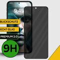 Privacy 9H Panzerfolie Glas Sichtschutz für Samsung Galaxy S24 S24+ S24 Ultra