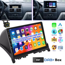 2G+64GB Android 13 Autoradio CarPlay GPS Navi für Mercedes C Class W204 S204 DAB