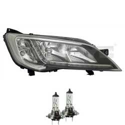 Scheinwerfer links Chrom H7/H7 mit Tagfahrlicht für Fiat Ducato inkl. Lampen