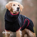 Fit4Dogs - Hundebademantel dryup cape Schwarz Trockencape Actionfactory