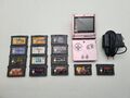 Gameboy Advance SP mit Ladekabel + 14 Jump'n'Run Spiele Konvolut Bundle Set