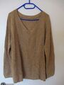 ESPRIT Damenpullover in beige/cognac, Gr. XXL