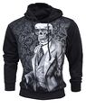 Kapuzenpullover Sweatjacke Hoodie Sweatshirt Pullover Pulli Herren totenkopf